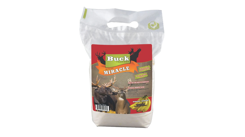 Poudre volatile ”Magic Miracle” à saveur de banane pour chevreuil et orignal - 1.8kg PAR BUCK TROPHY