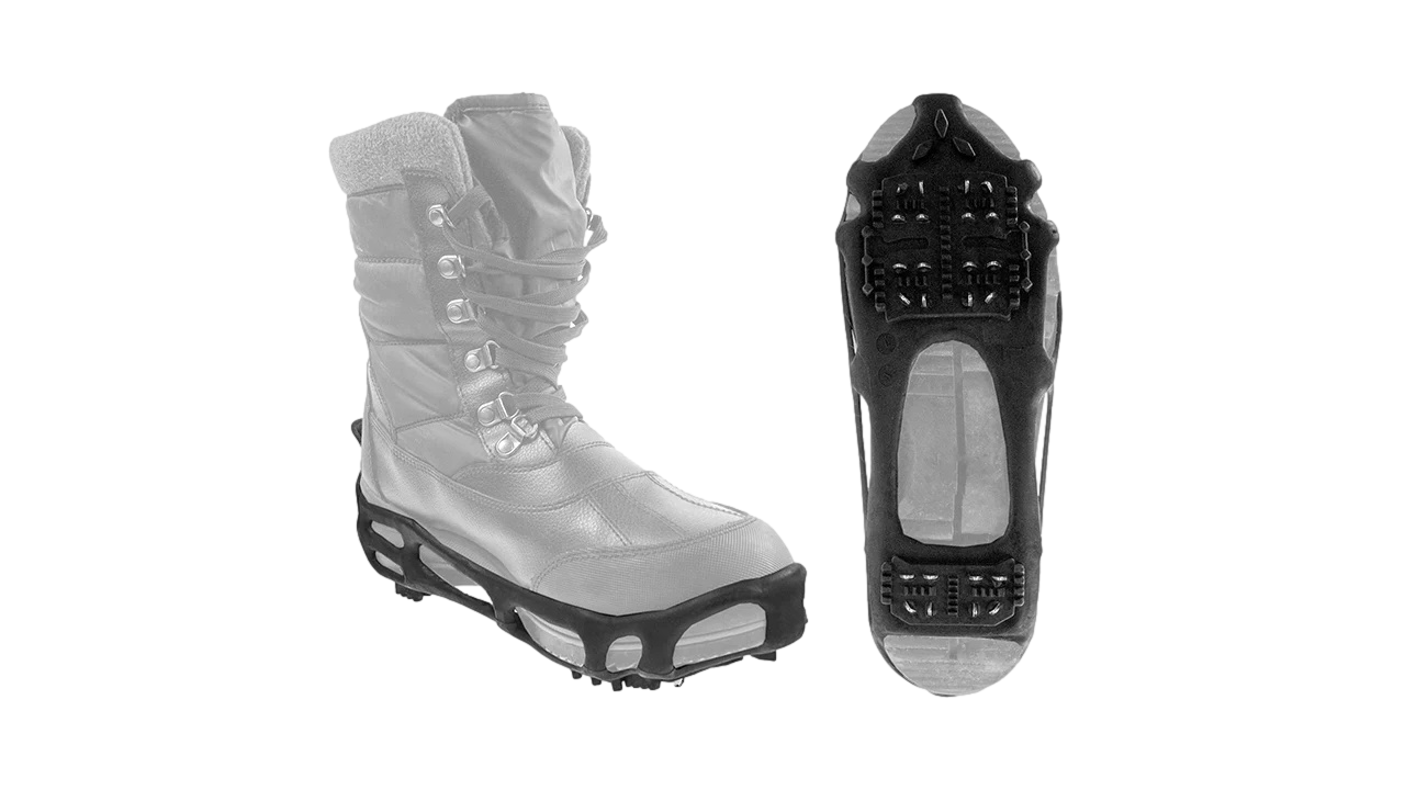 Crampons à Glace Militaires Suédois – 2 Jeux – Antidérapants Occasion