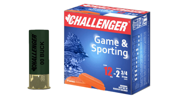 Munitions Grand Gibier Buckshot 2 3/4" 12g Par Challenger