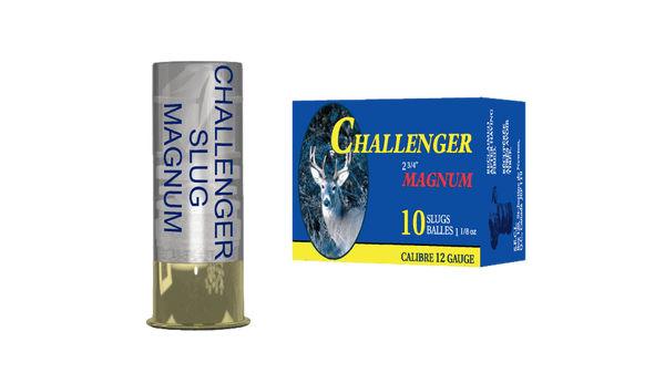 Munitions Grand Gibier Slug 2 3/4'' 12g Par Challenger