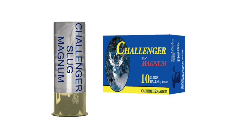 Munitions Grand Gibier Slug 2 3/4'' 12g Par Challenger