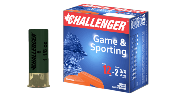 Munitions Petit Gibier Game & Sporting 2 3/4'' 12g par Challenger