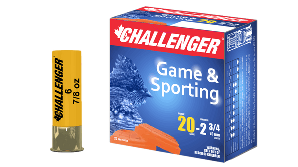 Munitions Petit Gibier Game & Sporting 2 3/4'' 20g Par Challenger