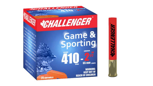 Munitions Petit Gibier Game & Sporting 2 1/2'' #6 410g Par Challenger