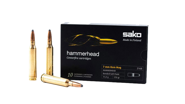 Munitions Sako Hammerhead cal. 7mm Rem Mag 170gr. Soft point