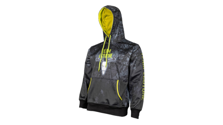 Hoodie Team Ecotone chevreuil chartreuse