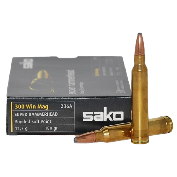 Munitions Sako 300 Win. Mag. Super Hammerhead 180 Gr. - 10 Balles