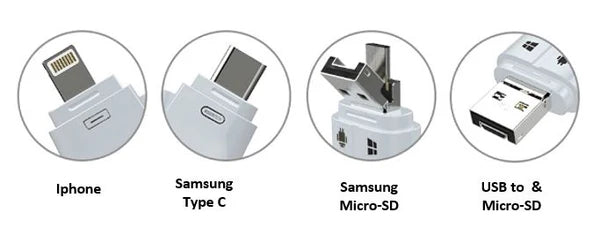 Lecteur de carte SD USB 4 en 1 Par Proflash Technologies