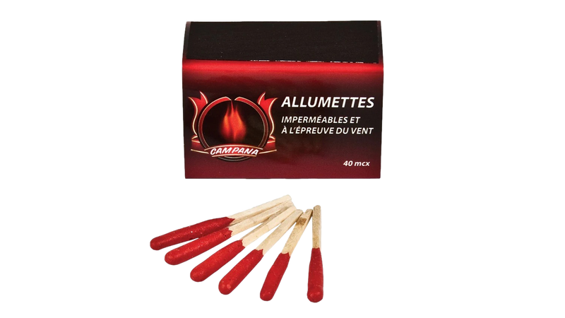 Allumettes imperméables - 2x 40/pqt Par Campana