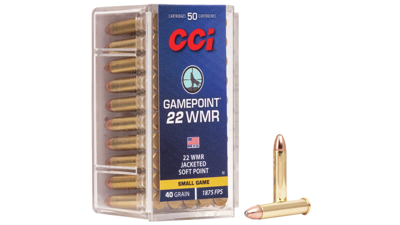 Munitions CCA Gamepoint cal. 22 WMR 40 gr. Jacketed Soft Point