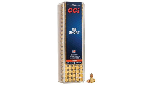 Munitions cal.22 short 29gr 22SHORT Par CCI
