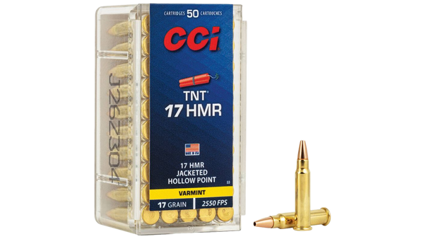 Munitions cal.17Hmr 17gr Tnt Par CCI