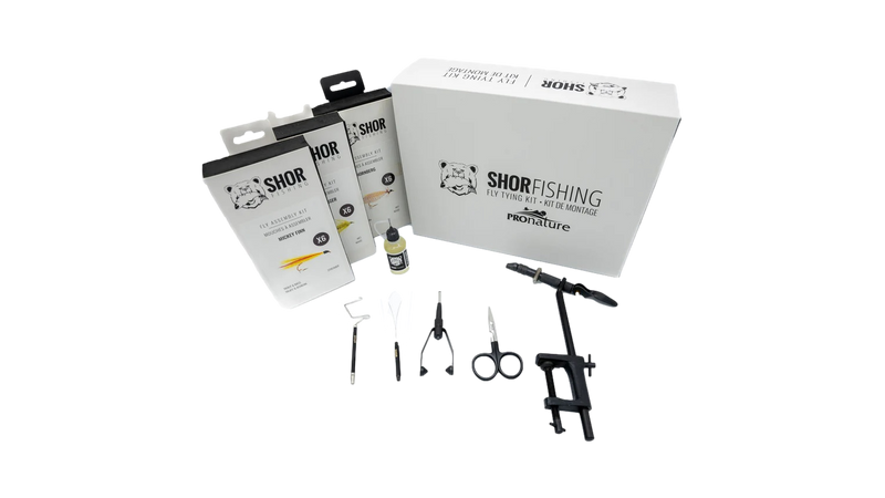 Ensemble de montage de mouches Par Shor Fishing