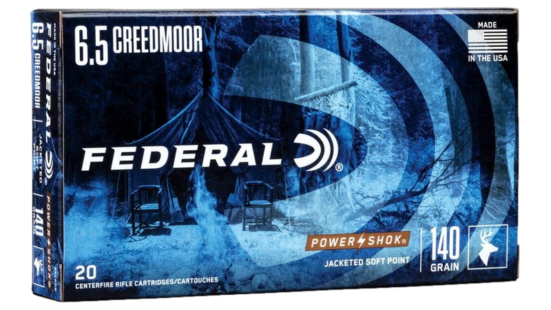 Munitions Power-Shok 6.5 CREEDMOOR Par Federal