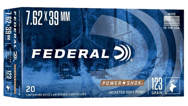 Munitions Power-Shok 7.62X39 Par Federal