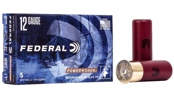 Munitions 12g Power-Shok Rifled Slug Par Federal