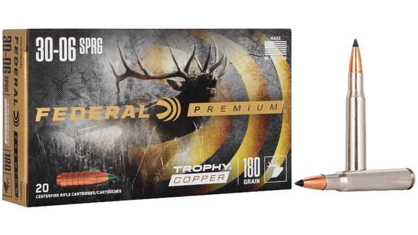 Munitions Federal Premium Trophy Copper 30-06 Par Federal