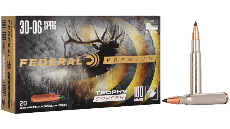 Munitions Federal Premium Trophy Copper 30-06 Par Federal