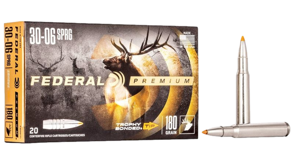 Trophy Bonded Tip 30-06 Springfield 180 Grain Par Federal