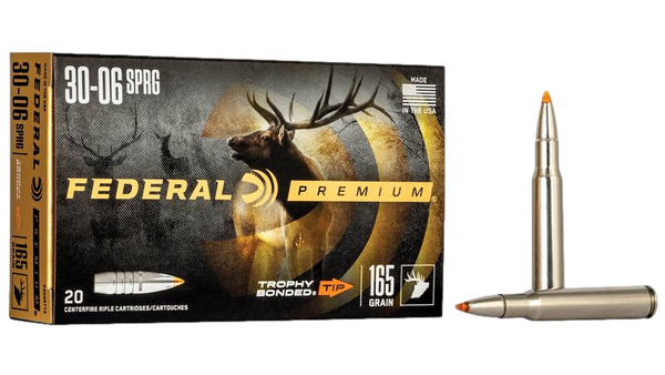 Munitions Federal Premium Trophy Bonded Tip 30-06 Par Federal