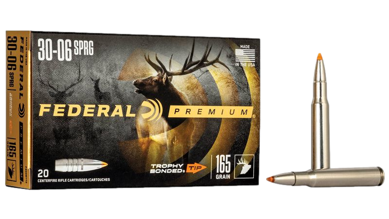 Munitions Federal Premium Trophy Bonded Tip 30-06 Par Federal