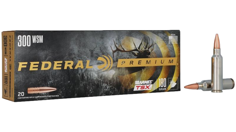 Munitions cal.300WSM 180gr Federal Premium Barnes TSX Par Federal