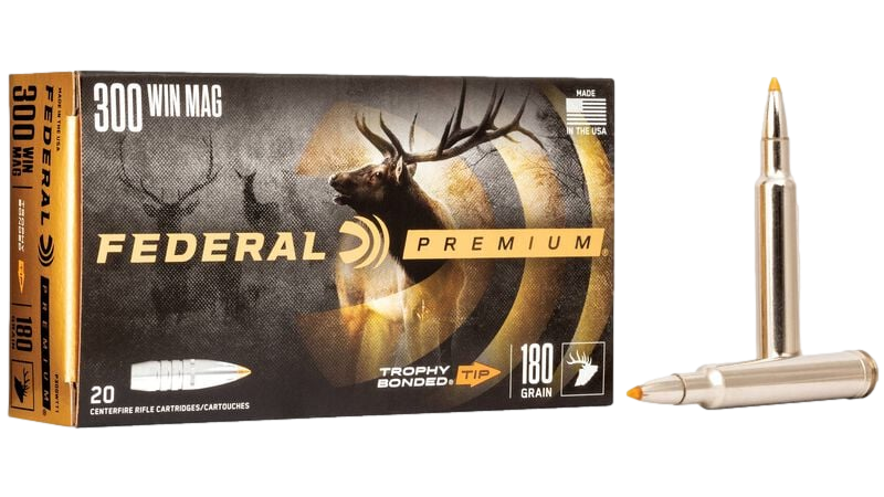 Munitions 300 WIN MAG 180gr Federal Premium Trophy Bonded Tip Par Federal