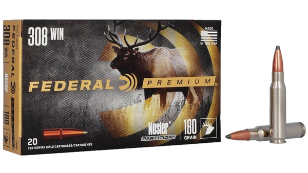 Munitions Federal Premium Nosler Partition 308Win Par Federal