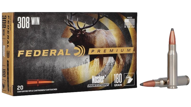 Munitions Federal Premium Nosler Partition 308Win Par Federal