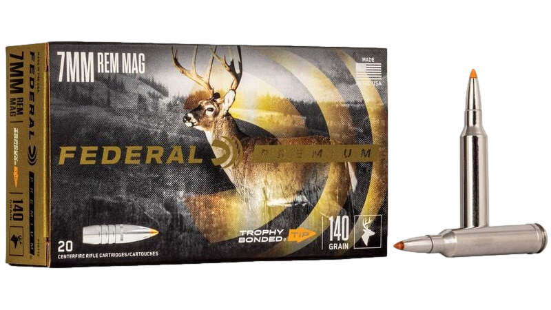 Munitions 7mm Rem Mag 140gr Trophy Bonded Tip Par Federal