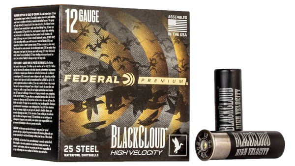 Munitions cal.12 #2 Federal Premium Black Cloud FS Steel High Velocity par Federal