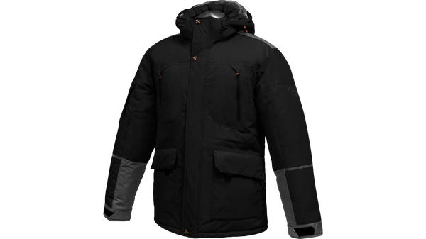 Manteau noir isolé Vortex homme Par Misty Mountain