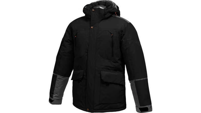 Manteau noir isolé Vortex homme Par Misty Mountain