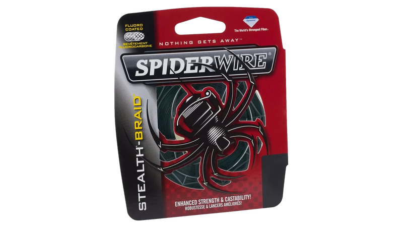 Fil à pêche tressé JAUNE Stealth par SpiderWire