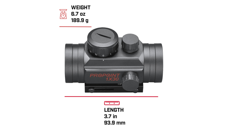 Viseur à point rouge "Red-Dot" Propoint 1x30 5 MOA par Tasco