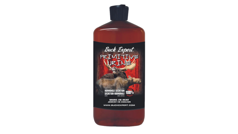 Urine de jument en chaleur Primitive 500ml Par Buck Expert