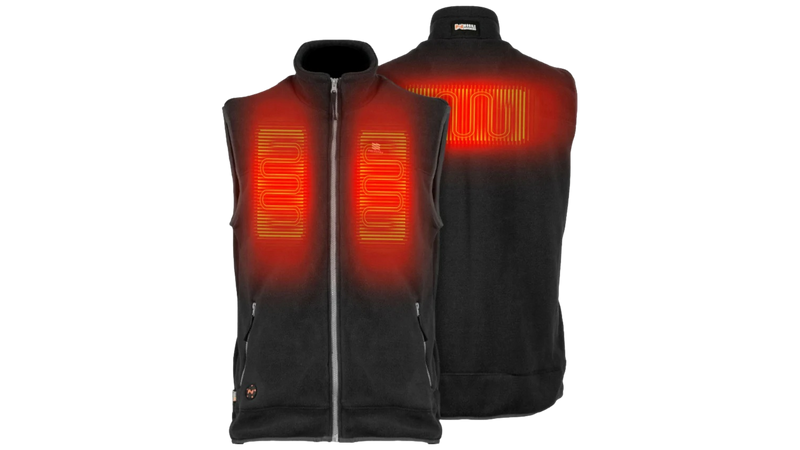 Veste sans manches chauffante en polar TREK homme Par Mobile Warming