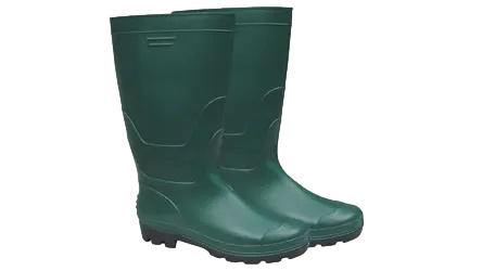 Botte en PVC verte pour homme Par World Famous