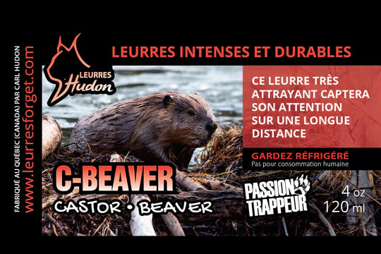 Leurre pour castor C-Beaver 120ml Par Leurres Forget