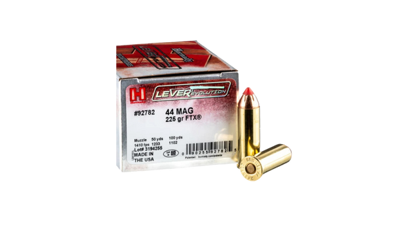 Munitions 44 Mag 225 gr FTX LEVERevolution Par Hornady