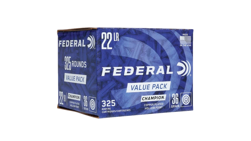 Munitions Champion Training *325pcs* 22lr rimfire Par Federal