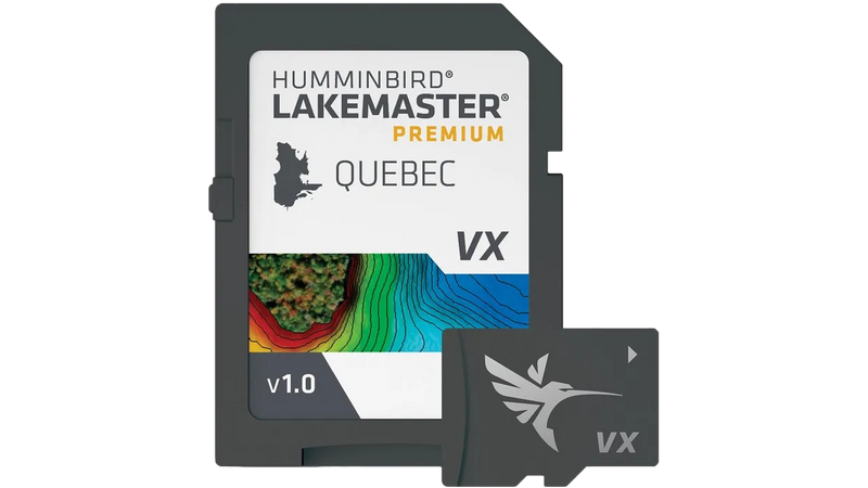 Carte gps numériques Lakemaster Premium Québec v1.0 Par Humminbird