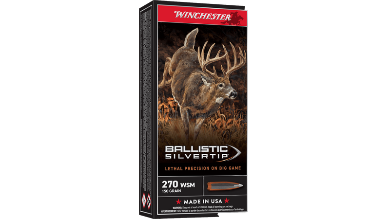 Munitions Ballistic Silvertip 270Wsm Par Winchester