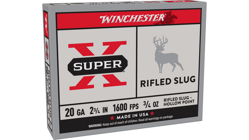 Munitions Super X slug 20g Par Winchester