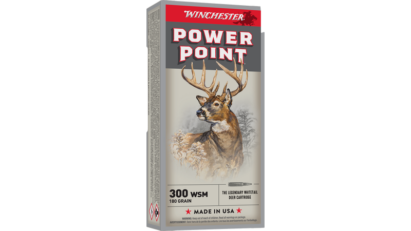 Munitions cal.300WSM 180gr Super-x Power Point Par Winchester