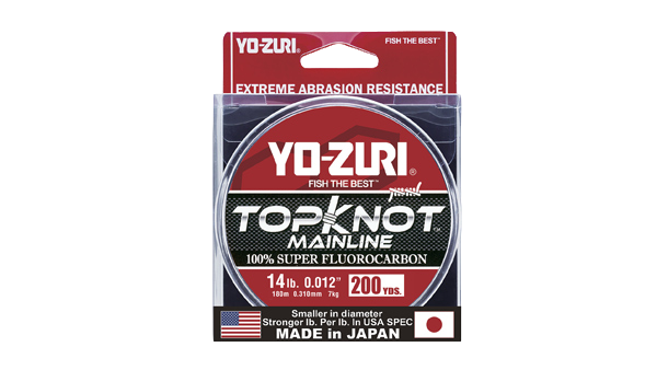 Fil à pêche fluorocarbone Topknot Mainline de Yo-Zuri