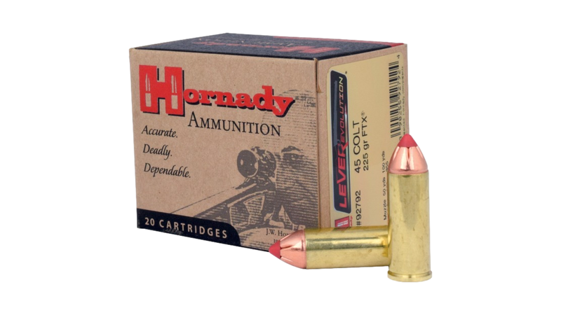 Munitions 45 Colt 225 gr. FTX LeverEvolution de Hornady