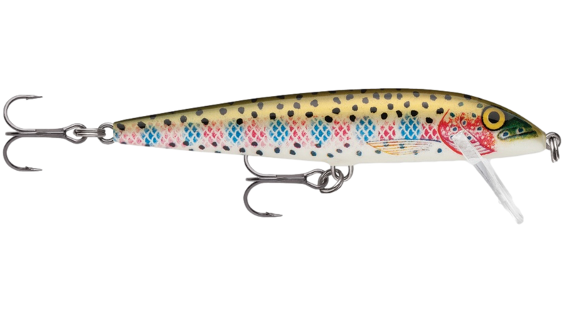 RAPALA COUNTDOWN 05=LOT OF 5 BROOK TROUT COLORED FISHING LURES==CD05