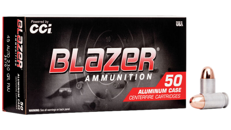 Munitions Blazer 45 AUTO 230 gr. Aluminium FMJ