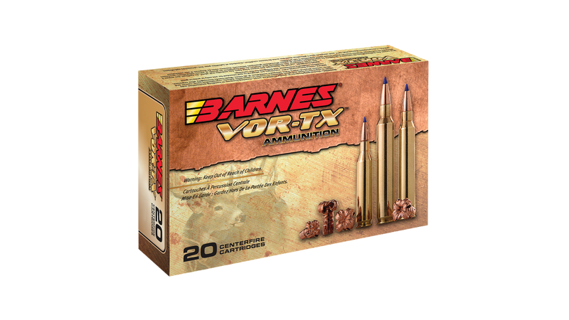 Munitions Barnes VOR-TX 30-06 SPRG 168 gr. TTSX BT